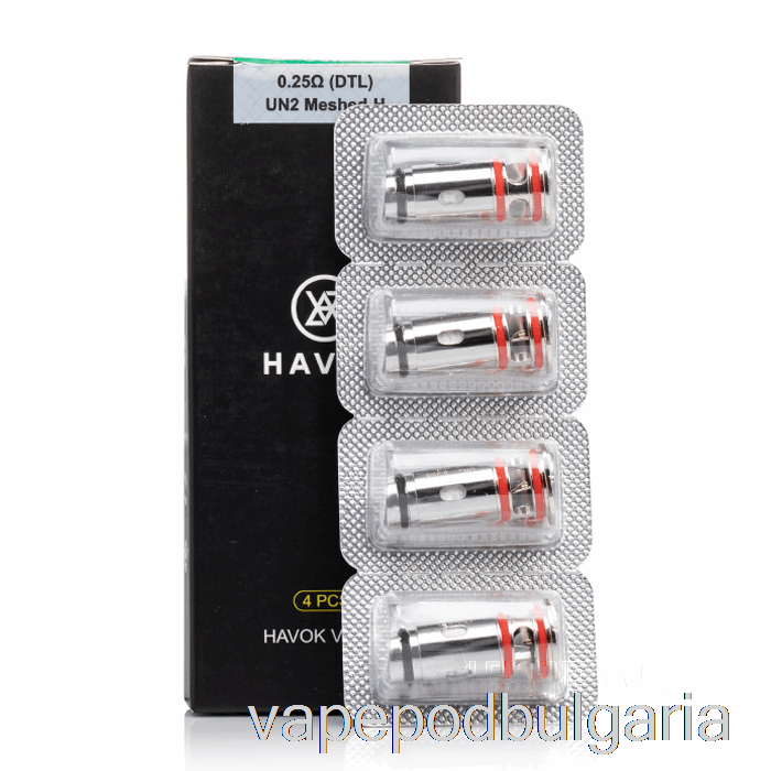 Vape Технически характеристики Uwell Havok резервни бобини 0.25ohm Un2 Meshed-h бобини